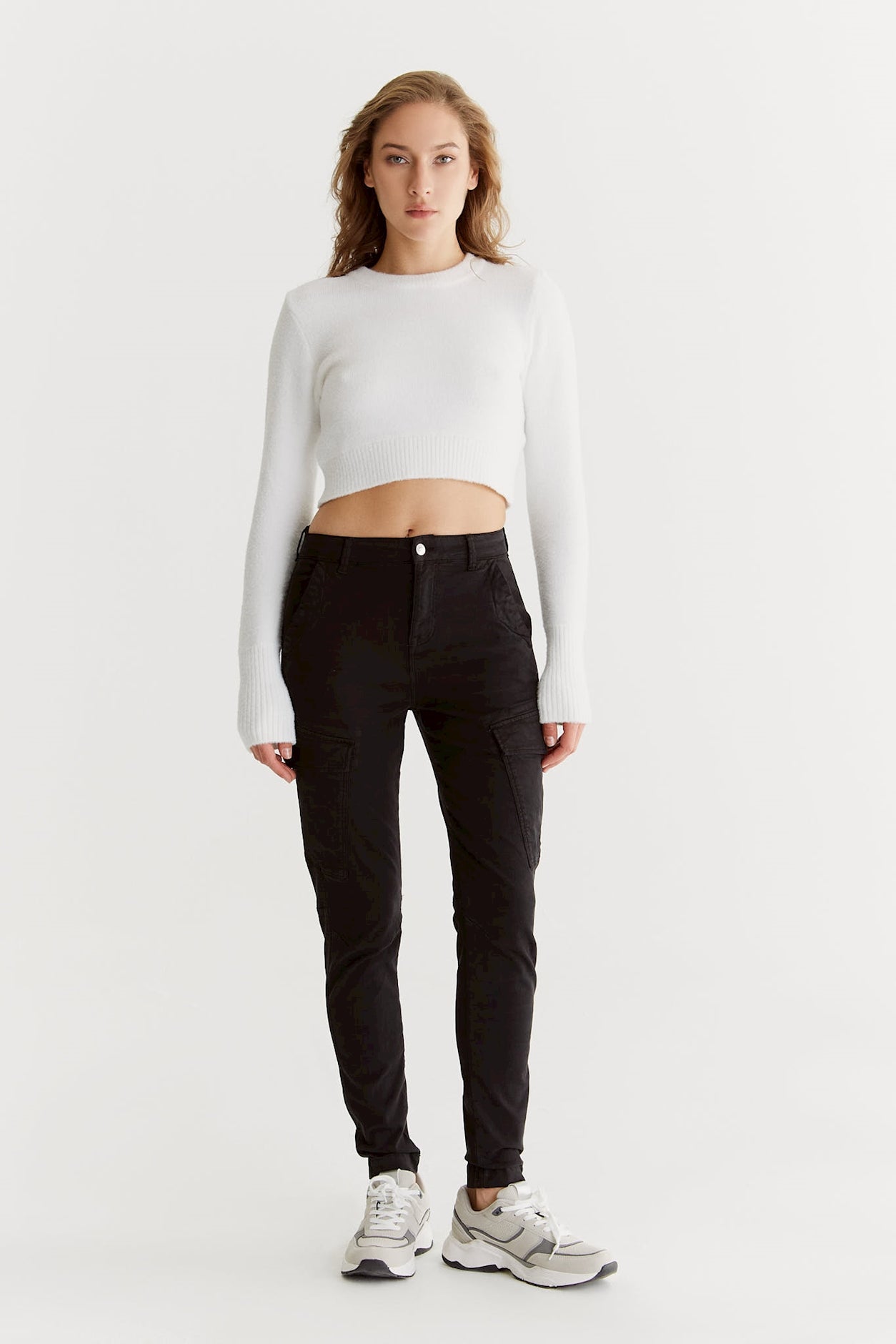 Angel High Waist Cargo Pants Winter Black – COJ Denim