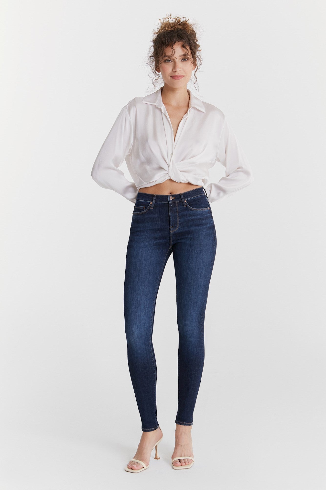 cup of joe denim Sophia High Waist Regular Length Reshape 5 Pocket Jeans