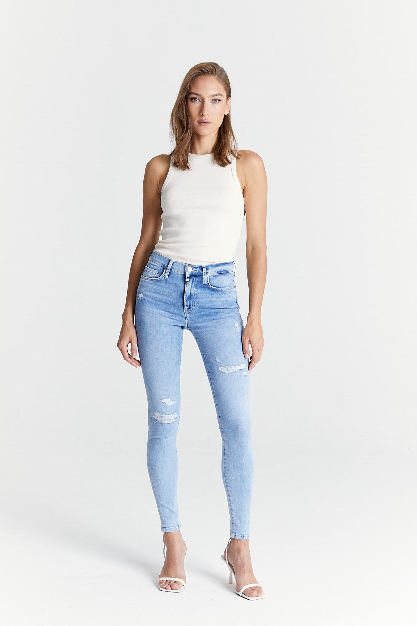 cup of joe denim Sophia High Waist Regular Length Reshape 5 Pocket Jeans