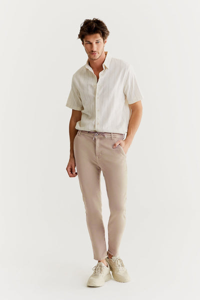 Felix Jogger Chino Pants Moon Rock