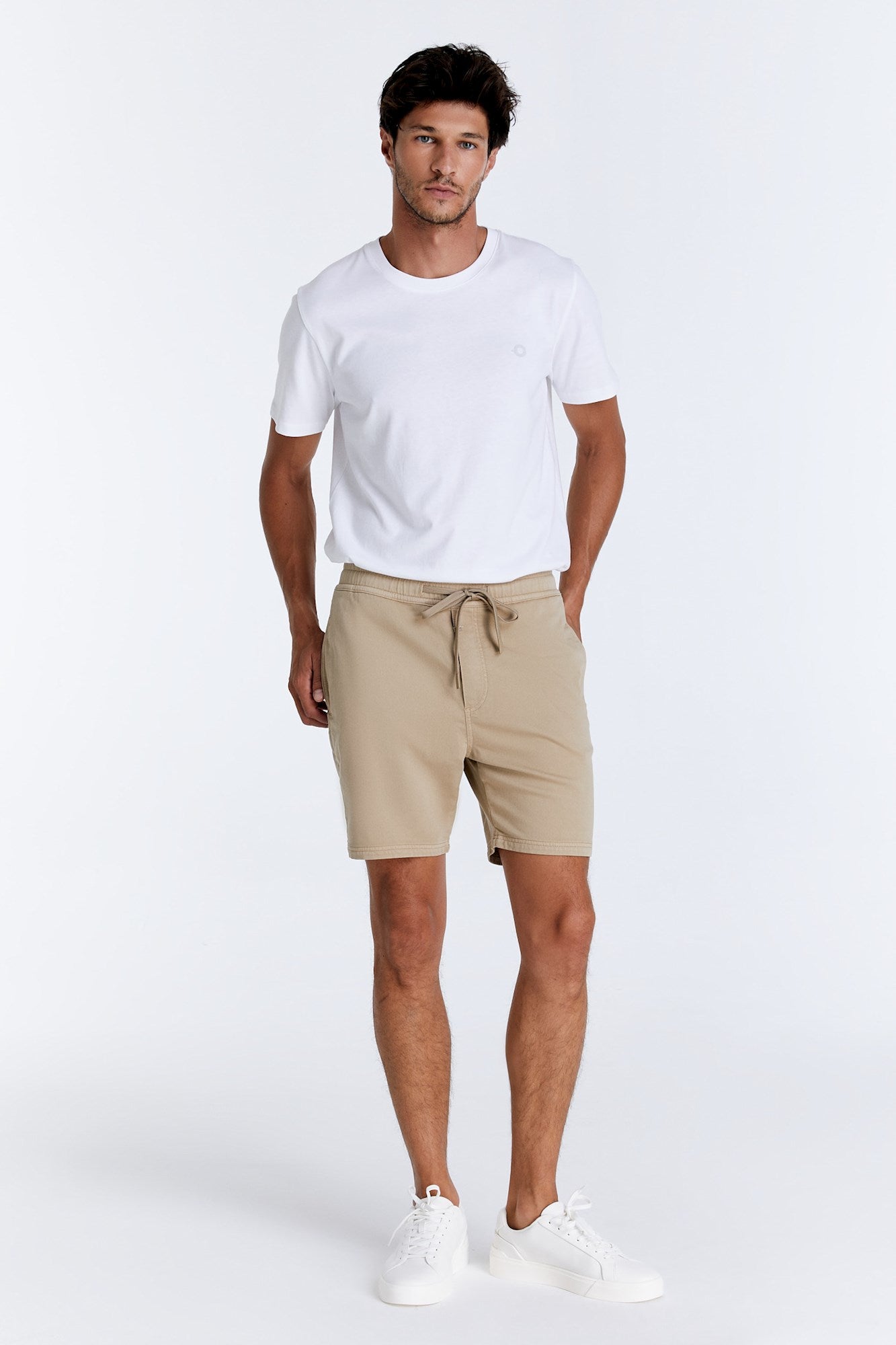 cup of joe denim Fred Mid Waist Regular Length Jogger 5 Pocket Shorts