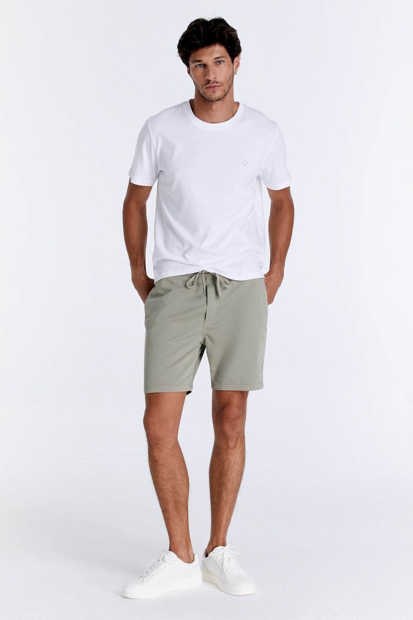 cup of joe denim Fred Mid Waist Regular Length Jogger 5 Pocket Shorts