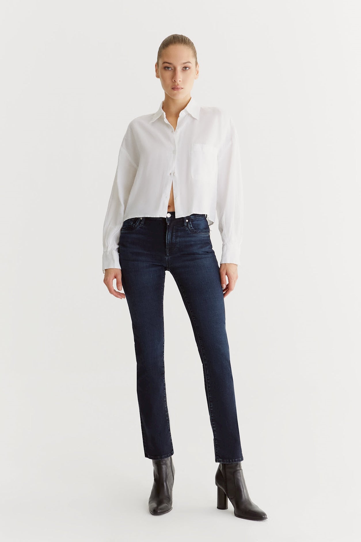 cup of joe denim Hannah High Waist Regular Length 5 Pocket Jeans