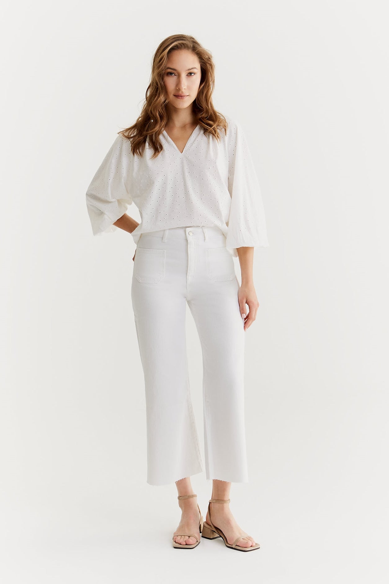 cup of joe denim Larissa Mid Waist Regular Length 5 Pocket Pants