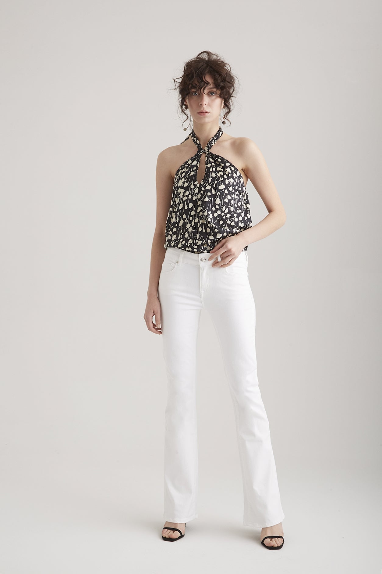cup of joe denim Laura Mid Waist Full Length 5 Pocket Pants