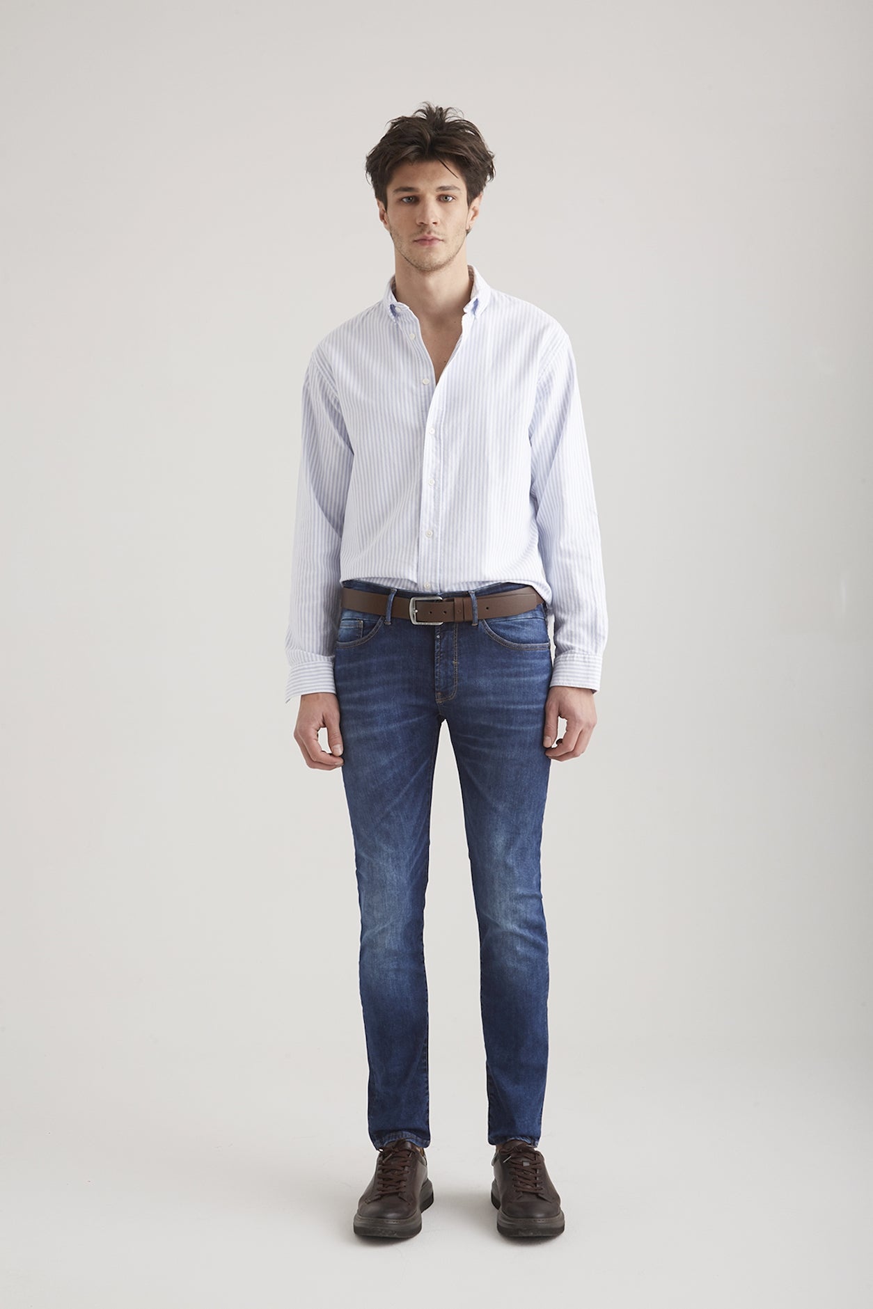cup of joe denim Leo Mid Waist Regular Length Super Flex 5 Pocket Jeans