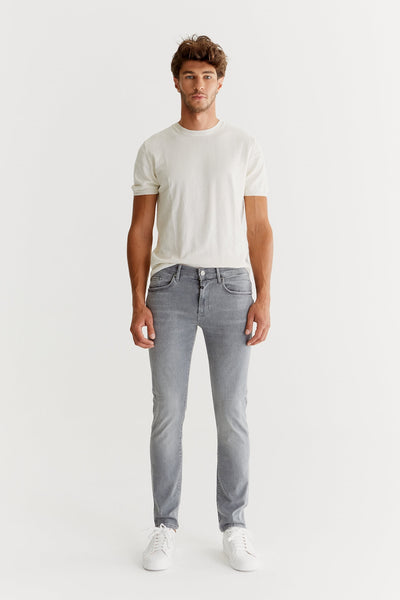 Leo Wellflex 5 Pocket Jeans Light Grey