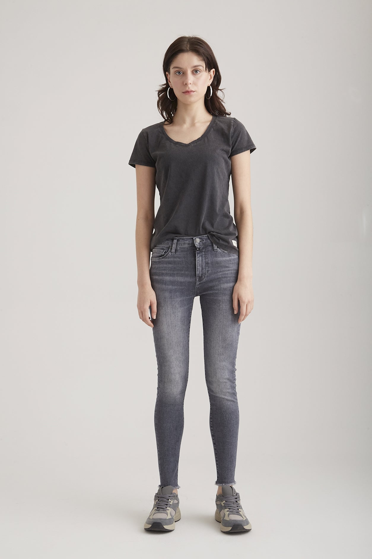 cup of joe denim Lina High Waist Ankle Length 5 Pocket Jeans