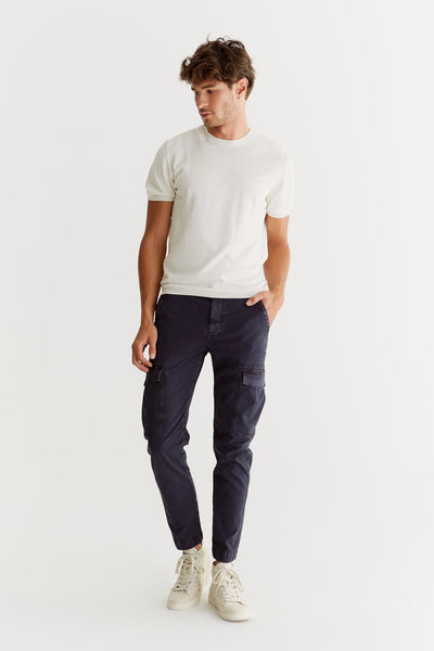 Matt Cargo Pants Dark Blue