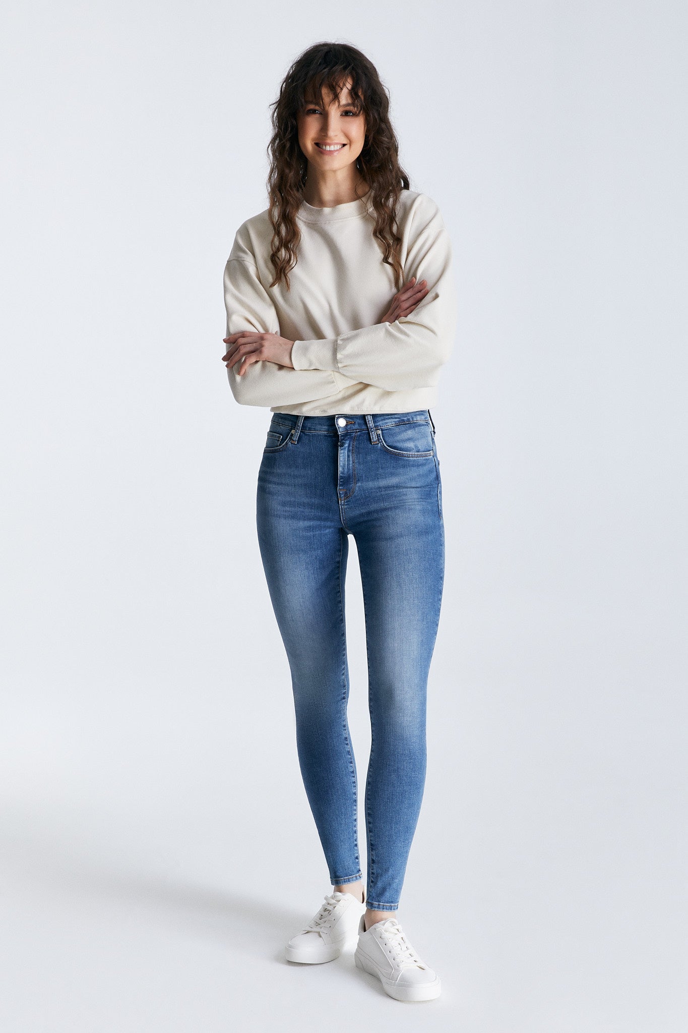 cup of joe denim Sophia High Waist Regular Length Reshape 5 Pocket Jeans