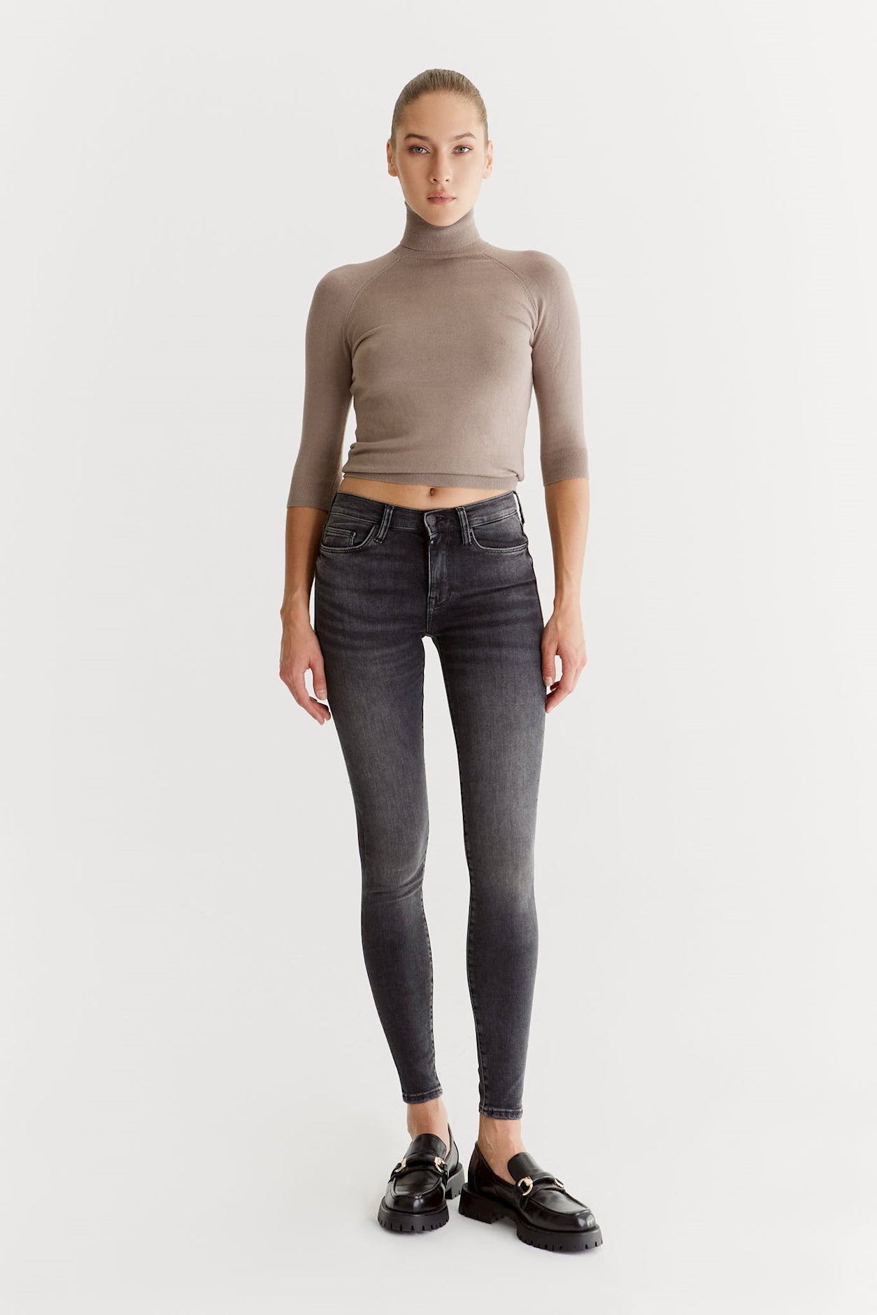 cup of joe denim Sophia High Waist Regular Length Reshape 5 Pocket Jeans
