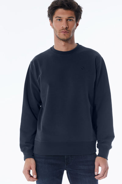 Tom Crew Neck Long Sleeve Sweatshirt Navy