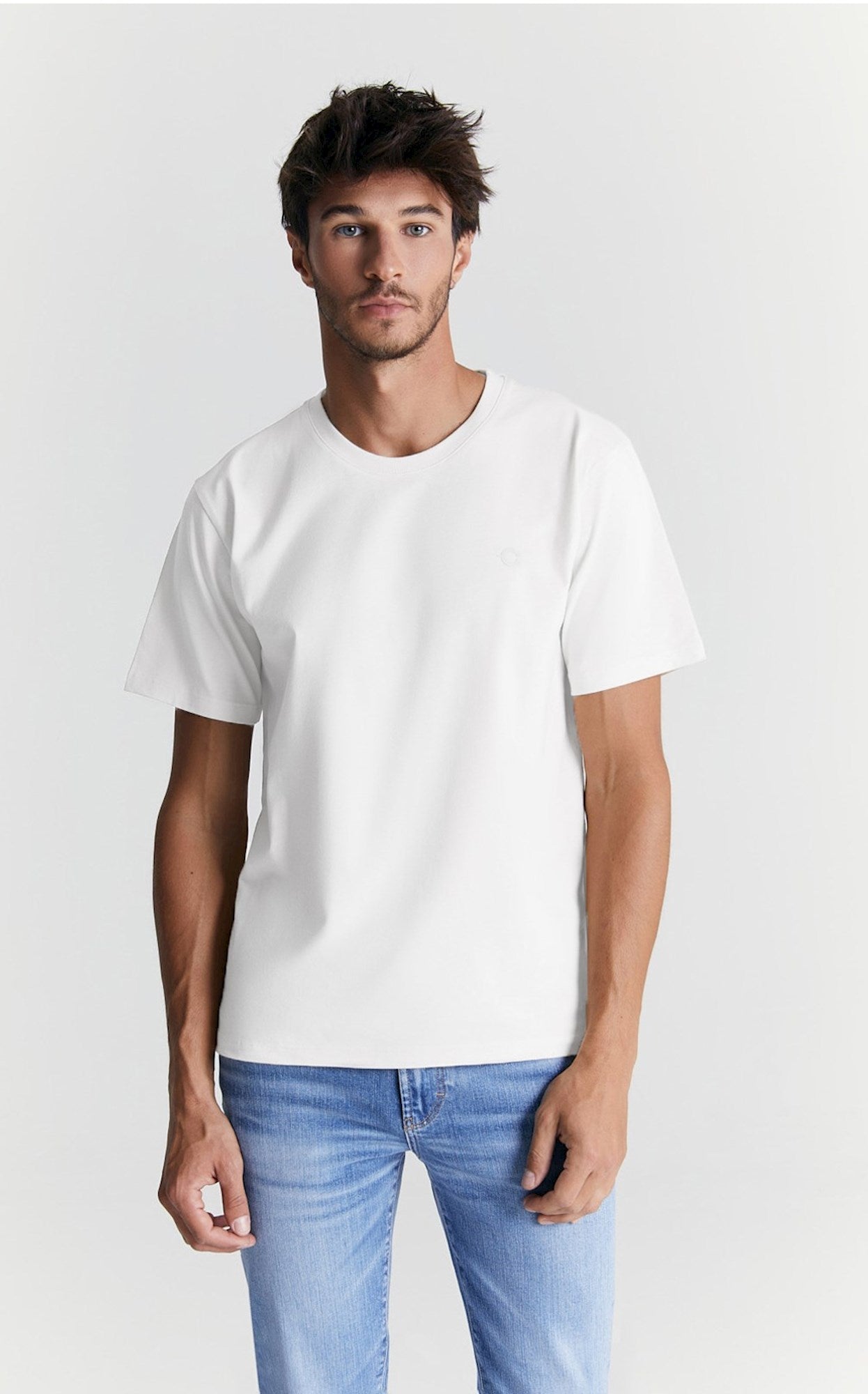 cup of joe denim Fin Crew Neck Short Sleeve Tshirt